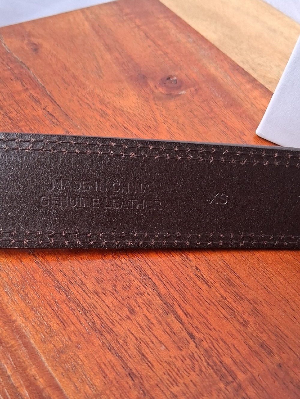 Quince Allegra European Leather Belt Expresso Brown XS - Picture 4 of 7